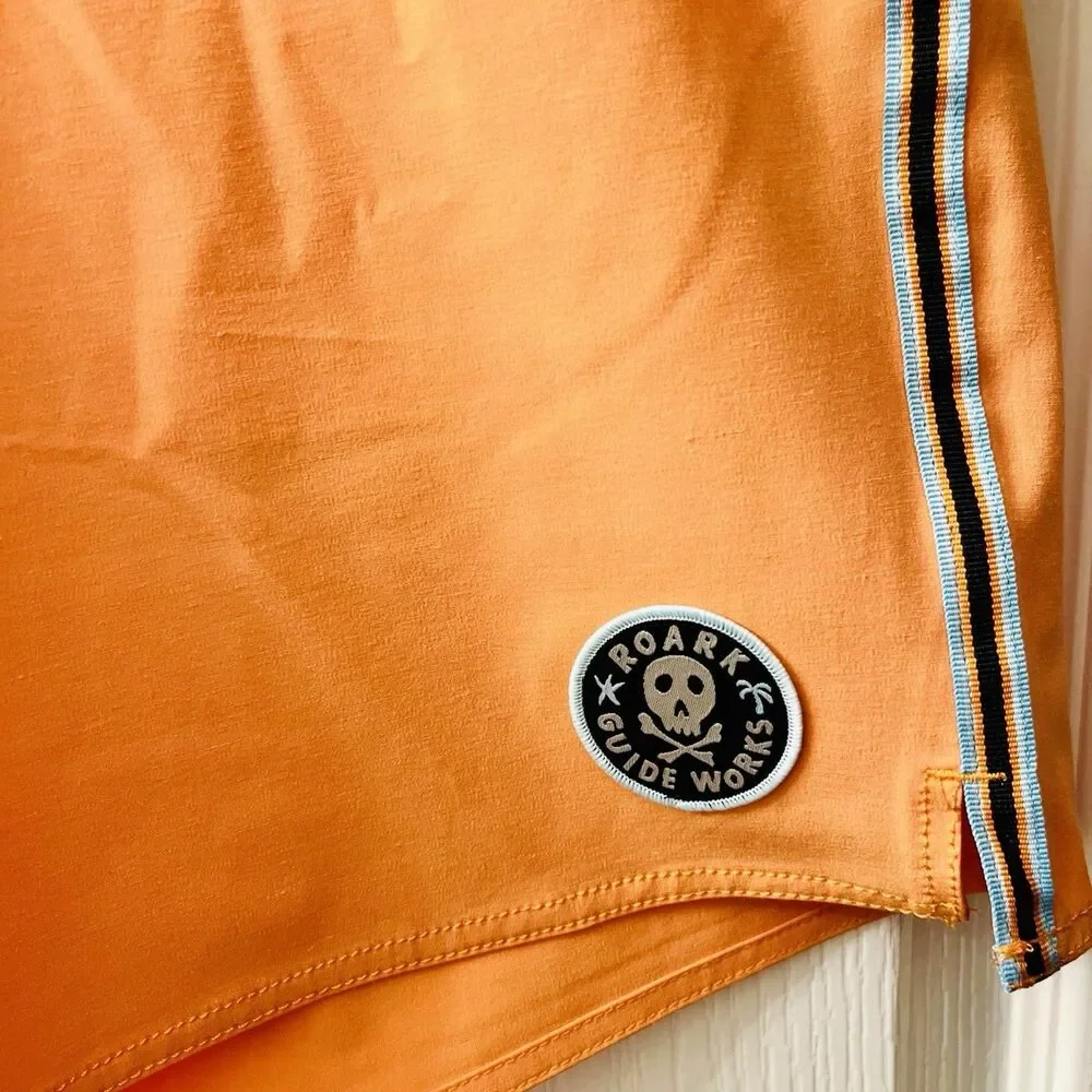 Roark Chiller Mixtape 17”‎ Boardshorts Orange Men's 38 Swim Trunks Shorts RB454
